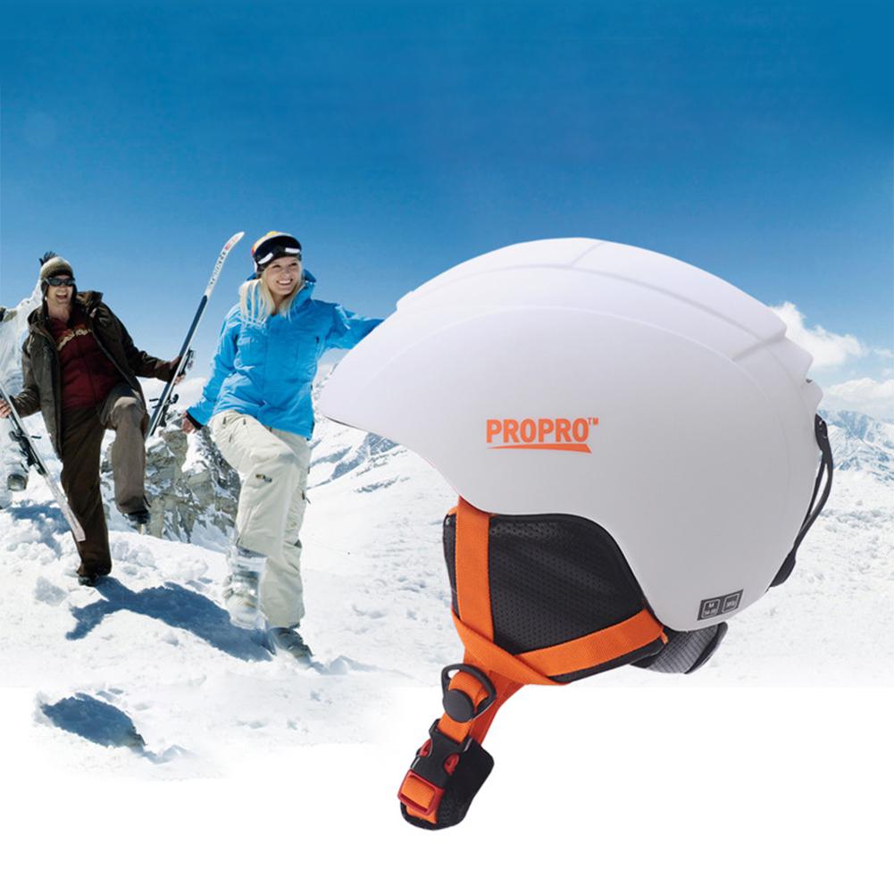 Unisex Adult Skiing Helmet Integrated Anti-collision Lightweight Warm Breathable Outdoor Sports Ski Helmet M-L 54-60 CM