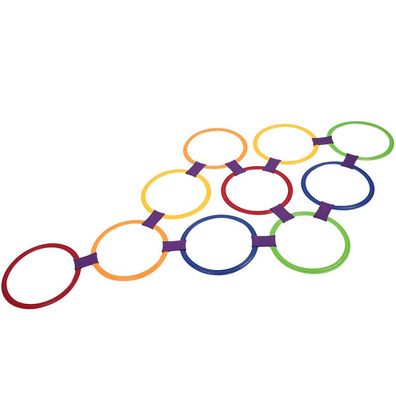 Kinderen Sport Speelgoed Hopscotch Ring Rooster Kleuterschool Leuk Spel Gevoel Training 10 Ronden 10 Gesp Ouder-kind Outdoor speelgoed