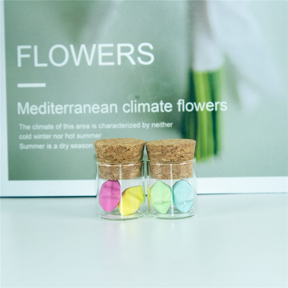 22*25mm 4ml små glasflaskor burkar provrör med korkpropp tomma glas genomskinliga klara flaskor 100 st/lot