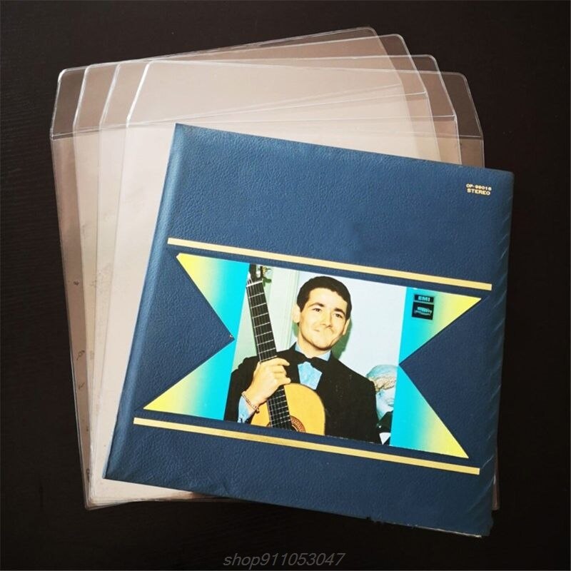 Capa para disco de proteção, 5 tamanhos espesso material pvc externo, para 12 polegadas, lp, registros de vinil, n30, 20
