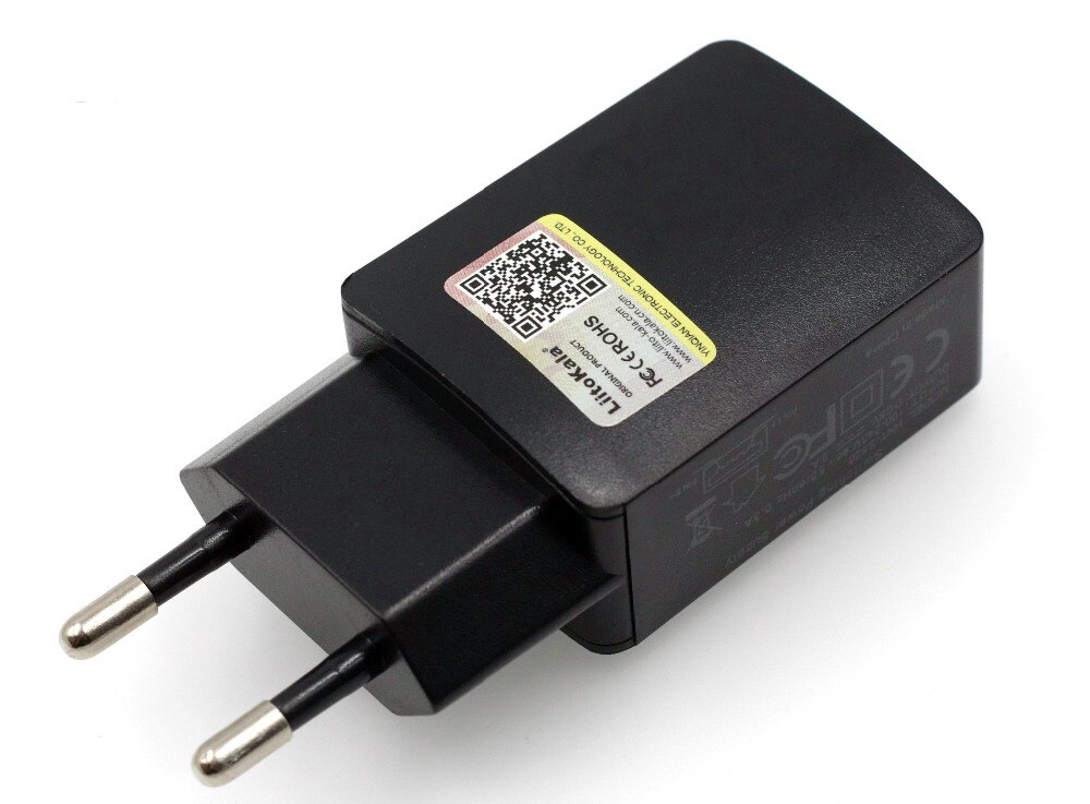 Liitokala Lii402/Lii-202/Lii-100/1.2V/1.5V/3.7V 18650/26650/18350/16340/18500/AA/AAA NiMH lithium battery Charger 5V 2A plug: USB EU plug