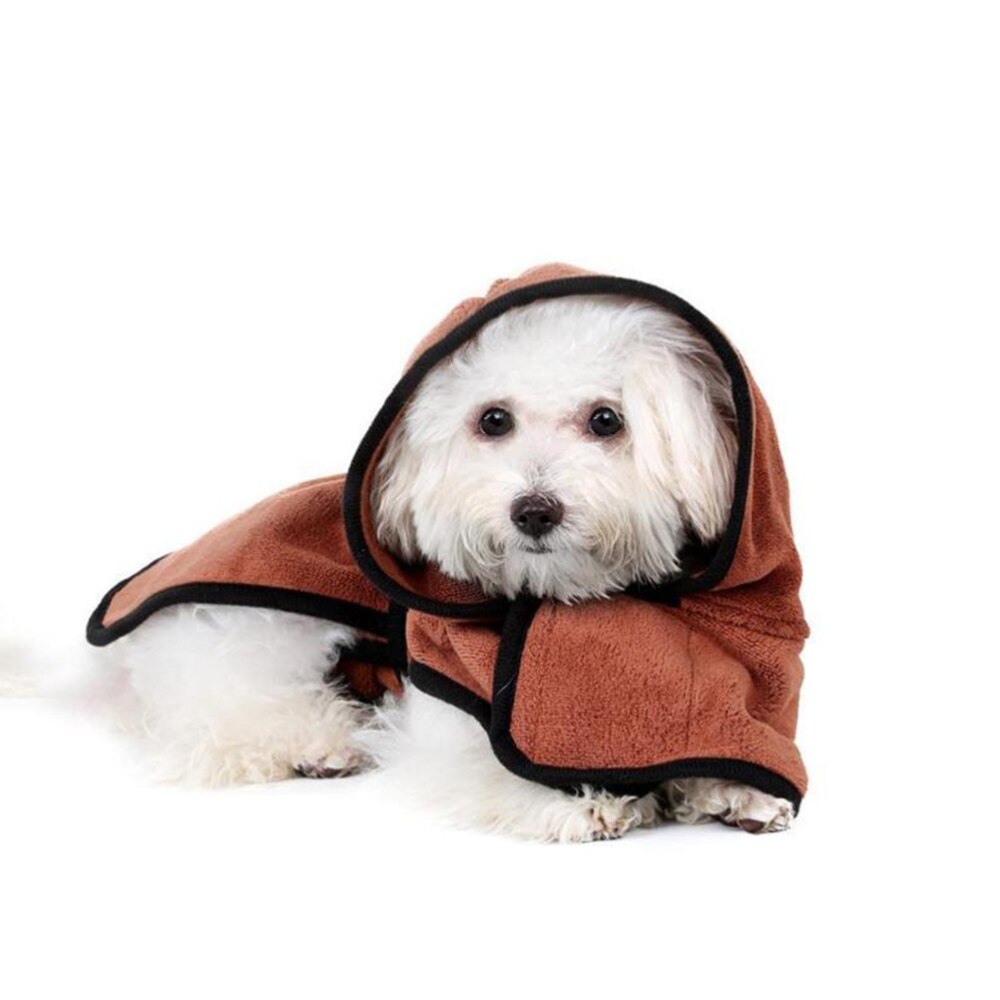 Pet Bath Towel - Microfiber - Quick Absorbent - Dog & Cat Drying Robe