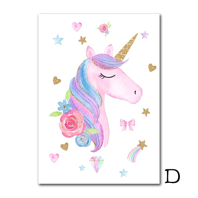 Watercolor Unicorn Canvas Prints Cartoon Canvas Pa Vicedeal watercolor-unicorn-canvas-prints-cartoon-canvas-pa-vicedeal