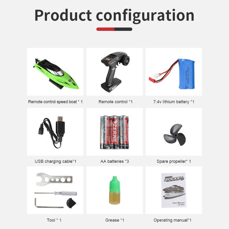 HX5D Novelty Wireless Boat Under Water Children Remote Control Speedboat Vehicle