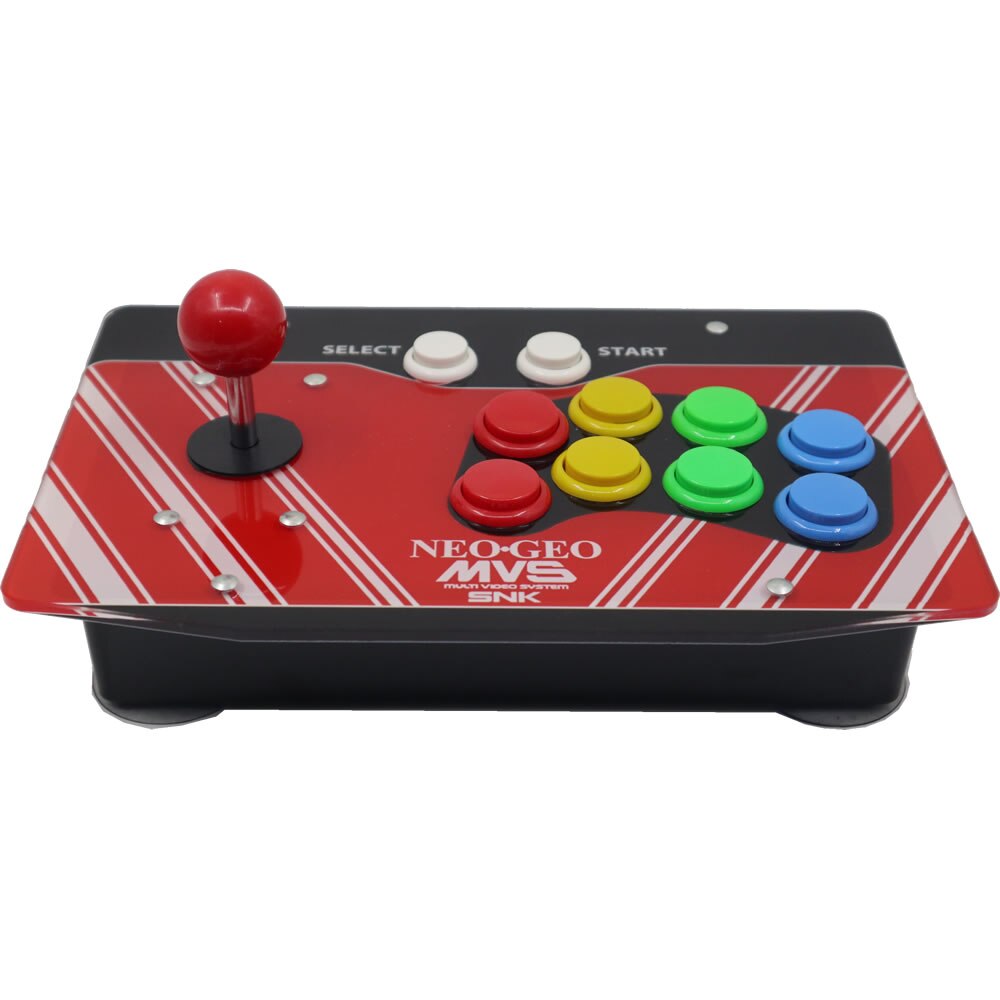 RAC-J500S 10 pulsanti Arcade Joystick USB cablato pannello acrilico per PC NEO GEO MVS SNK