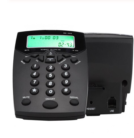 Caller ID telephone, agent telephone, headset telephone, headset telephone Call Center Customer Service Operator Call Box