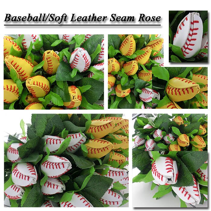 brotes deportivos de softbol rosas