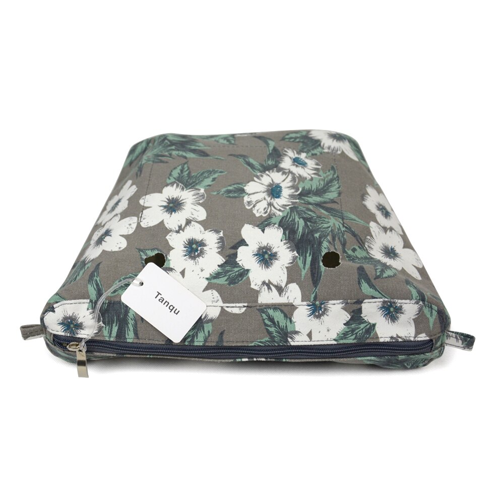 Classic Mini Zipper Pocket for Big Mini Obag Waterproof Floral Canvas Inner Pocket Inner Lining Insert for O bag