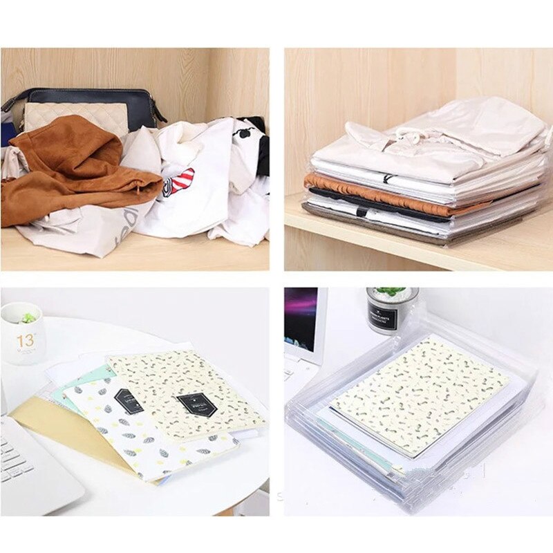 5/10Pcs Fast Clothes Fold Board Shaper Clothes