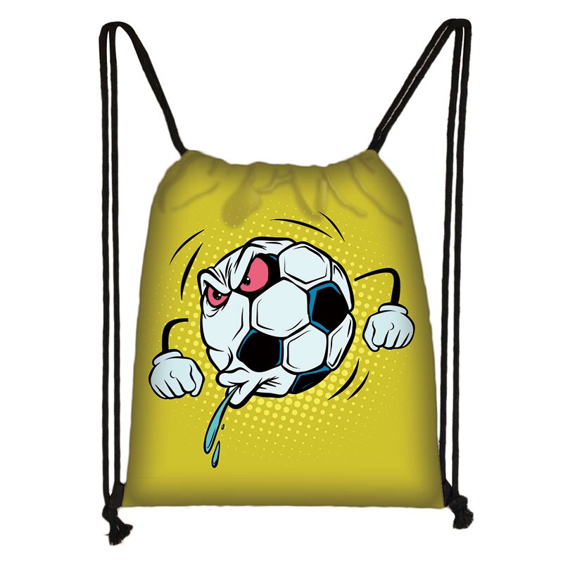 Sac à dos avec cordon imprimé pour hommes, sac de rangement à la , sac à dos décontracté pour adolescents, sac de voyage, sac à livres,: skdfoot14
