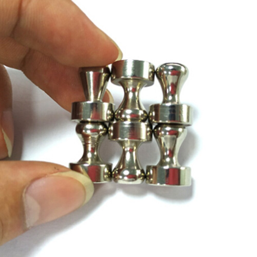 16PCS Neodymium Memo Magnets Magnetic Push Pin Whiteboard Map Notice Board Fridge