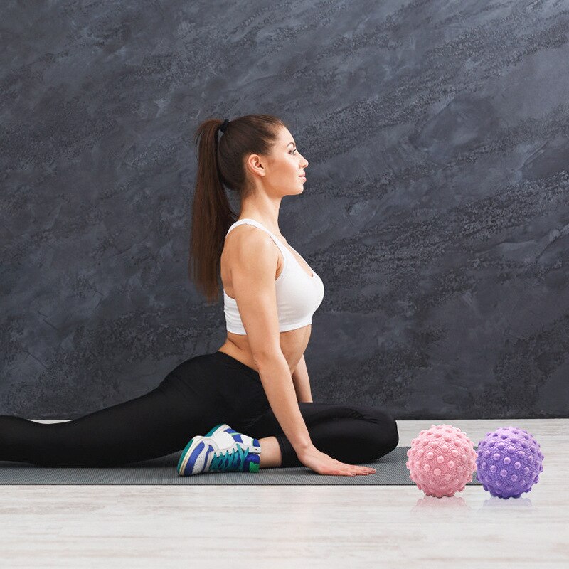 Bola de masaje para alivio de fascitis Plantar, masajeador de pies, Yoga, relajación muscular, alivio del dolor, Bola de fisioterapia portátil