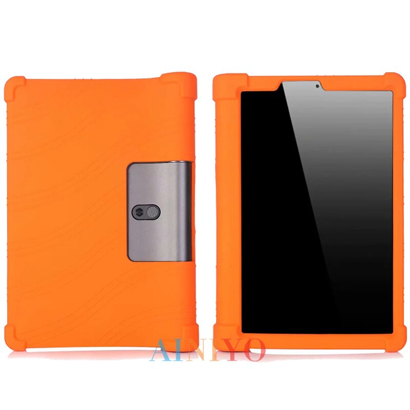 Mjukt fodral för lenovo yoga tab 5 yt-x705f smart surfplatta skal för lenovo yoga tab 5 yt-x705f silikonfodral: Gj -x705- apelsin