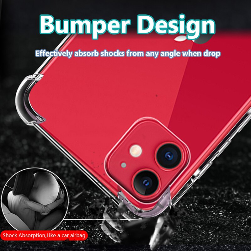 Funda de teléfono de lujo a prueba de golpes para iPhone, 11, 12 Pro, Max, Xs, X, 7, 8, 6 Plus, SE, , XR, 12