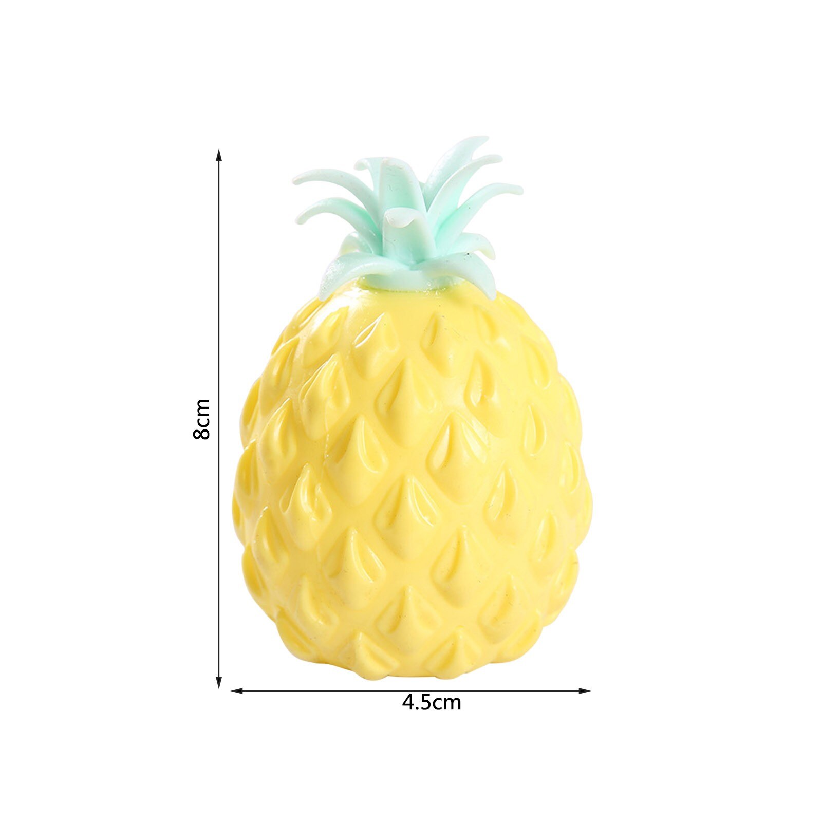 1Pc Ananas Stress Druif Bal Grappige Gadget Decompressie Speelgoed Voor Kinderen Stress Autisme Hand Pols Squeeze Speelgoed 1.97x3.15inch