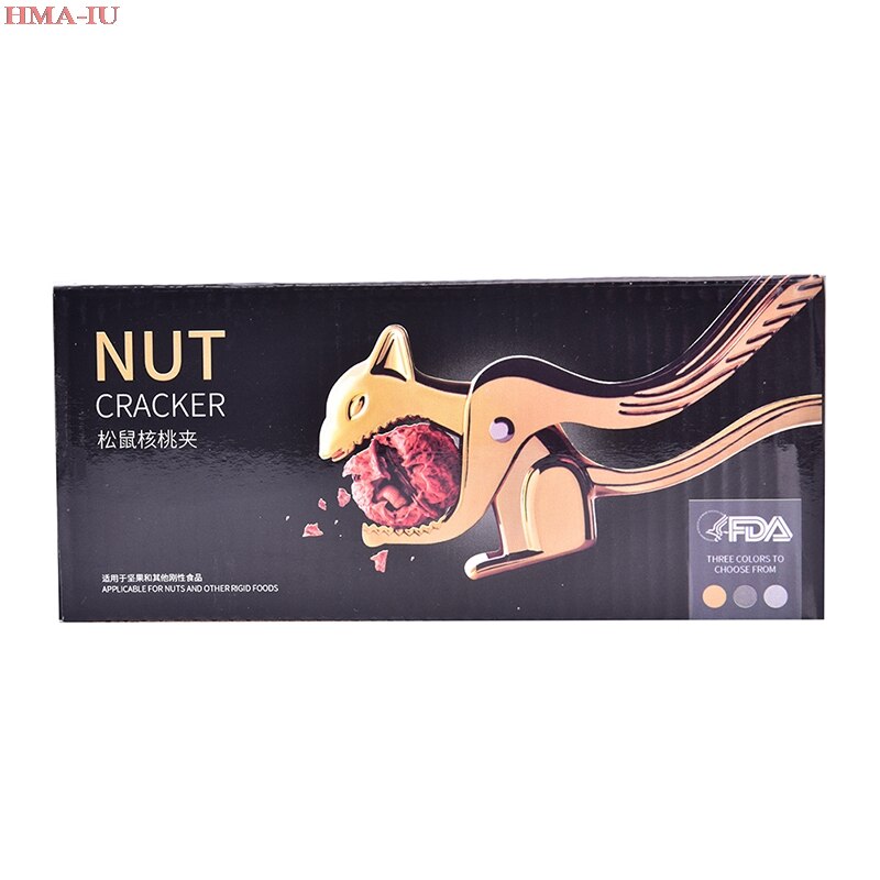 Cascanueces de nueces en forma de ardilla, abridor de nueces, herramienta de cocina
