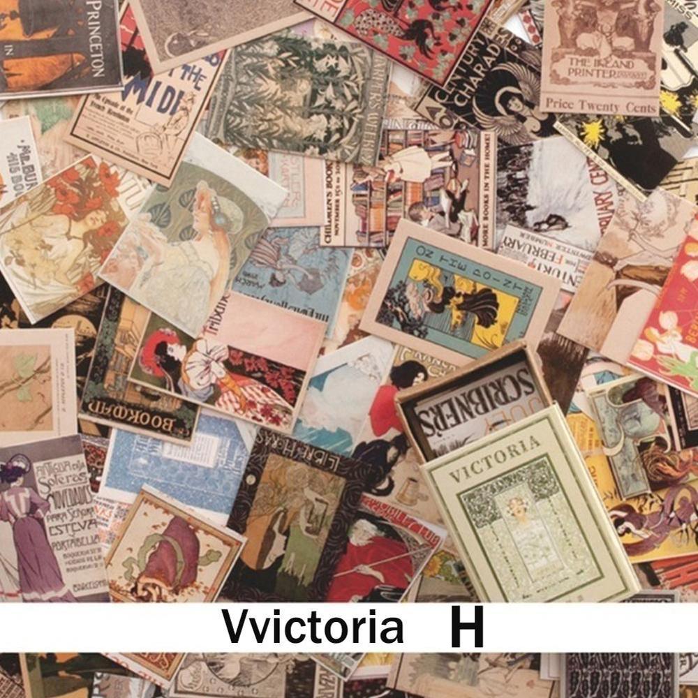 Nuevas Mini páginas de Libros Retro Material de Collage de plantas papel chatarra Vintage álbum de recortes DIY papel decorativo diario planificador H9I2: H