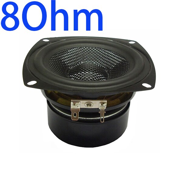 Tenghong 1 pz altoparlante per basso da 4 pollici 4/8Ohm 30W bacino intrecciato in fibra di vetro unità altoparlante impermeabile prato bagno altoparlante Bluetooth: 8Ohm