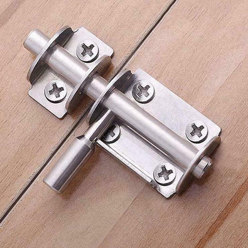 Stainless Steel Door Latch Durable Wooden Door Latch Lock Garden Gate Shed Sliding Door Bolt Hasp Safety Home Hardware