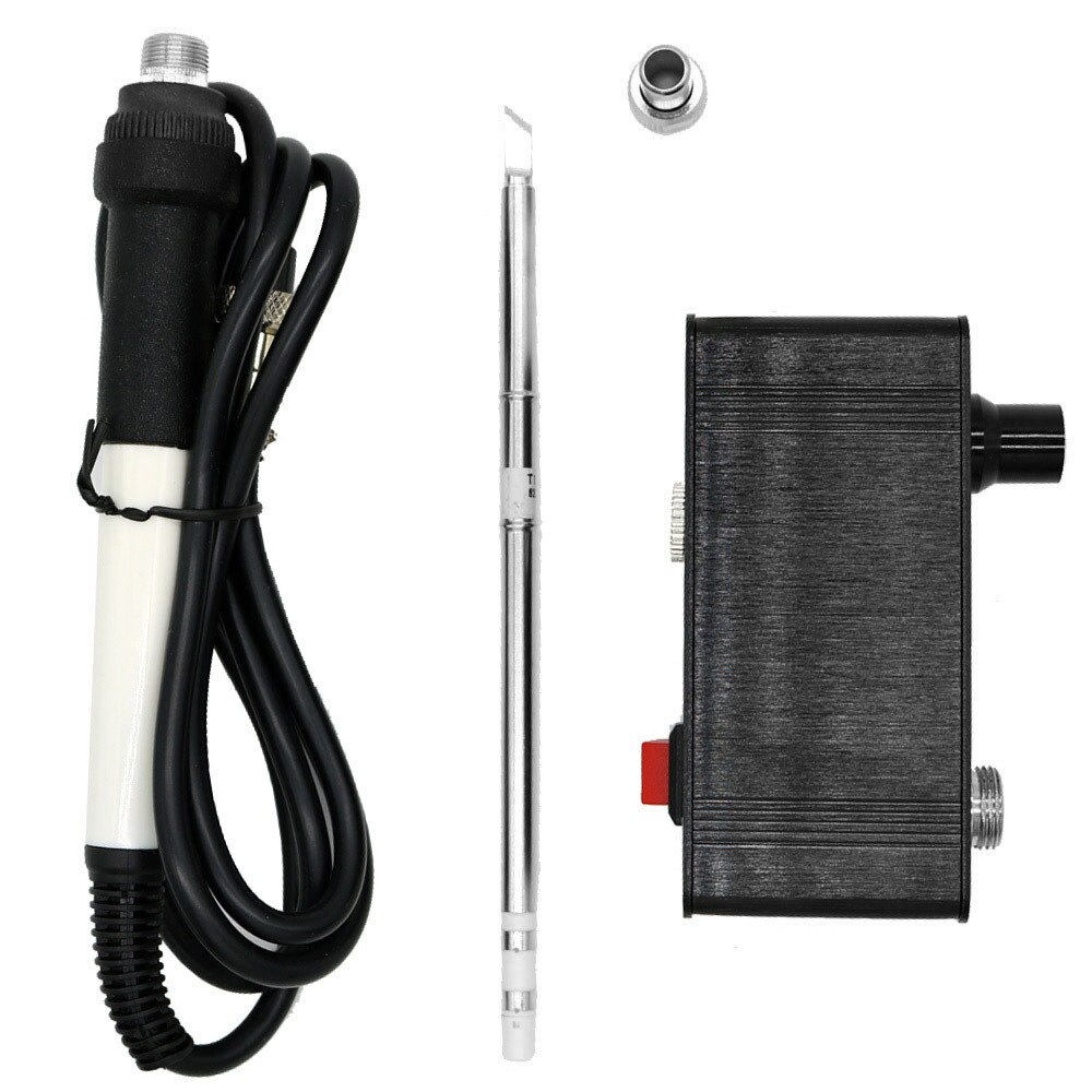 Quicko Mini T12-942 Soldering Station Kit Oled Solder Electric Tool Welding Iron Tips Air Soldering Station Welding Machine: Type 2