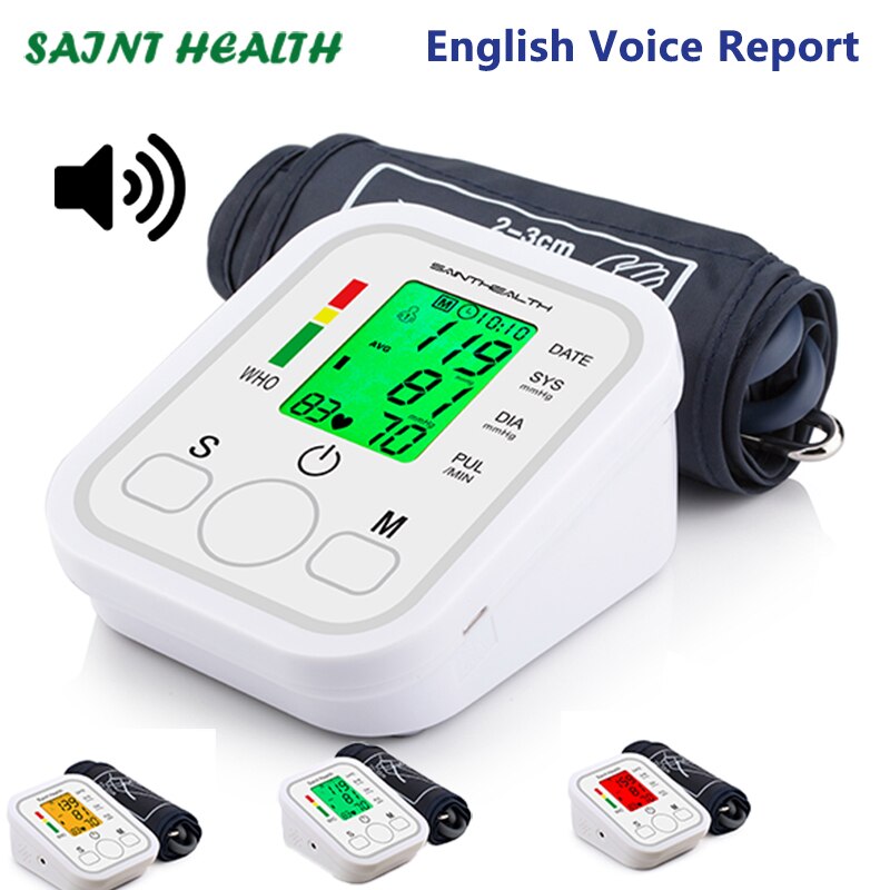 Saint Gezondheid Medische Digitale Bloeddrukmeter Bloeddrukmeter Body Thermometer Voor Arm Bloeddrukmeter