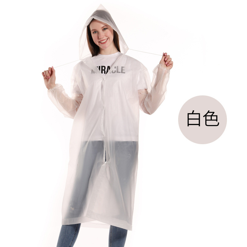 Lange Regenjas Poncho - Waterdicht