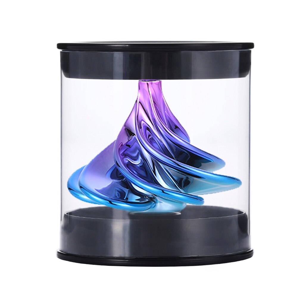 Pneumatische Gyro Cool Tol Persoonlijkheid Aerodynamische Gyro Legering Materiaal Kinderen Decompressie Speelgoed Vingertop Tol