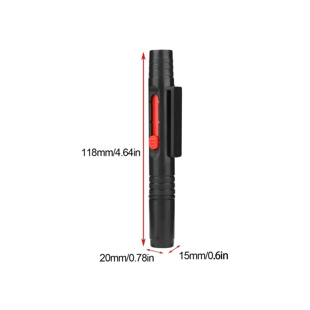 2 pçs onleny lente da câmera caneta de limpeza portátil kit escova para câmeras dslr lente retrátil escova de limpeza venda quente