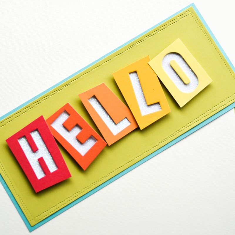 Rectangle Nesting Frame Layered Metal Cutting Dies For DIY Craft Making Greeting Card Scrapbooking Album No Stamps Sets