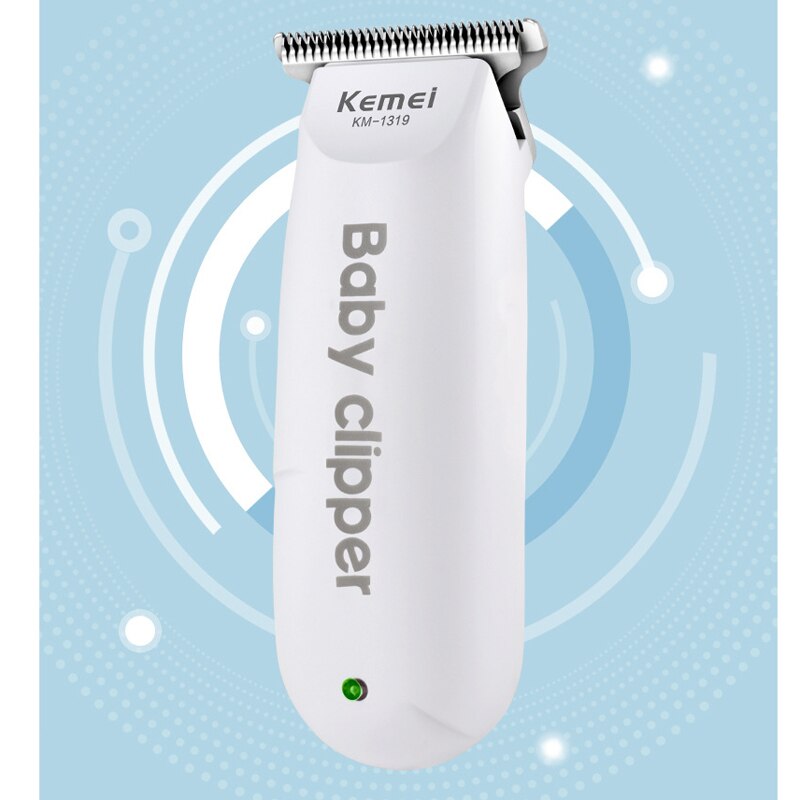 Kemei Elektrische Tondeuse KM-1319 Oplaadbare Tondeuse Mini Clipper Baby Kinderen Tondeuse Kapsel Machine