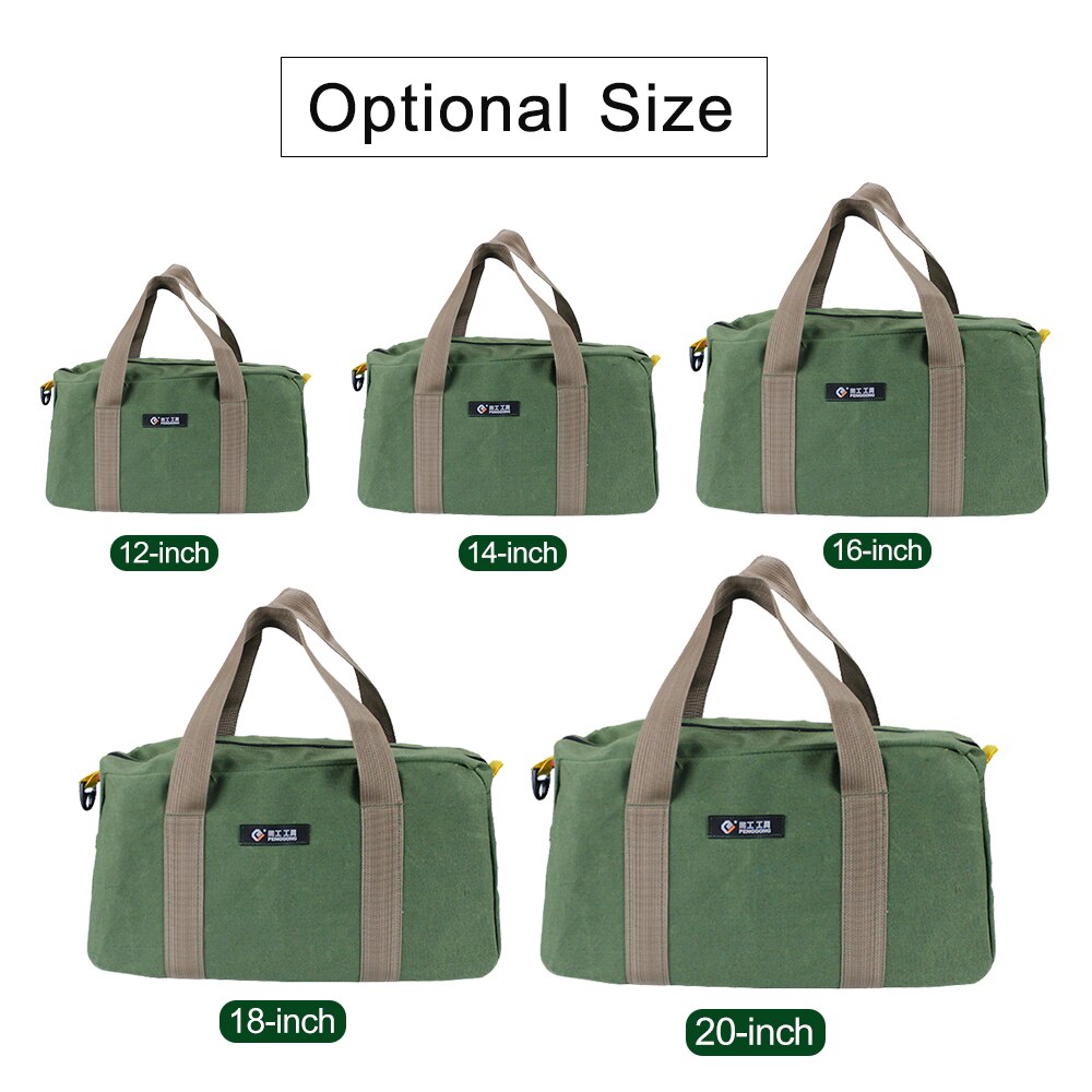 Penggong Grote Verdikte Slijtvaste Onderhoud Tool Opbergtas Multifunctionele Draagbare Tool Tas Grote Capaciteit Canvas Tas