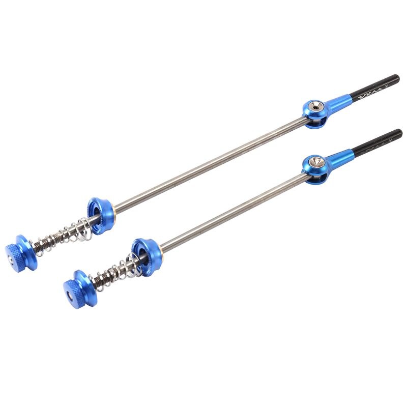-VXM Titanium Bike QR Hub Mountain Bikes Quick Release Lever MTB Bicycle Cycling Hub Quick Release MTB Parts: Blue