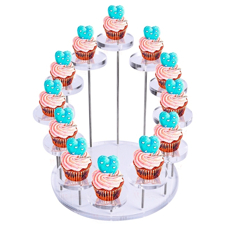 Présentoir acrylique de support de Cupcake pour de – Grandado