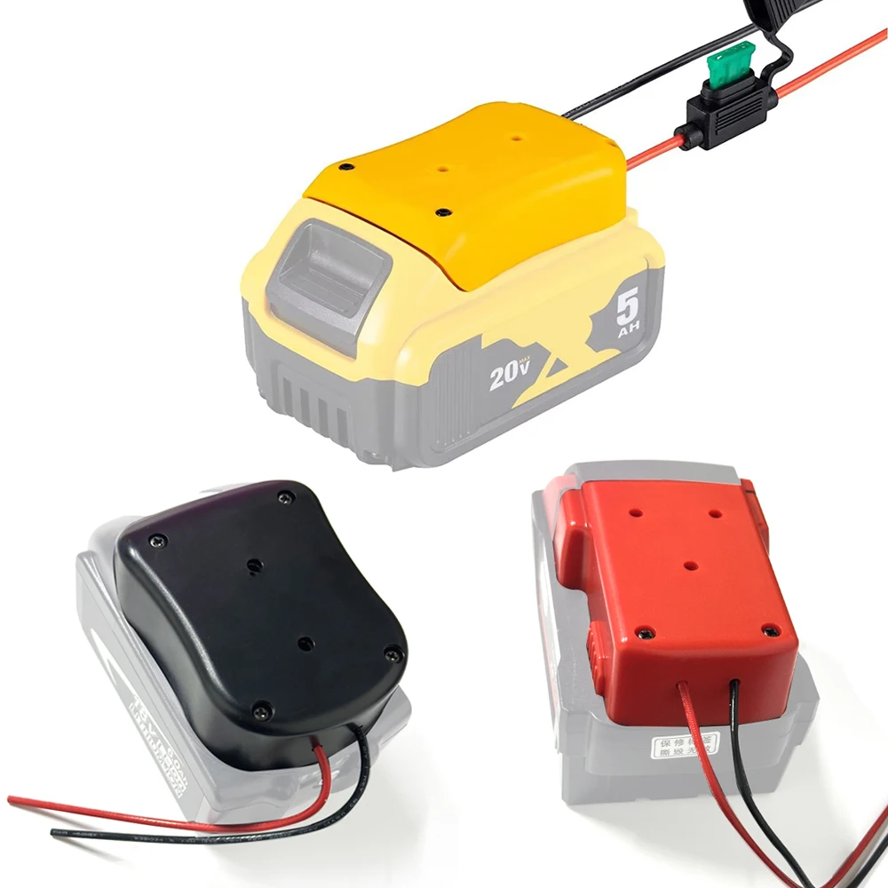 Batterie-Adapter-Konverter für Makita Dewalt Milwaukee 14,4 V 18 V 20 V Li-Ion-Akku, DIY-Elektrowerkzeug-Akku-Konverter (keine Batterie)