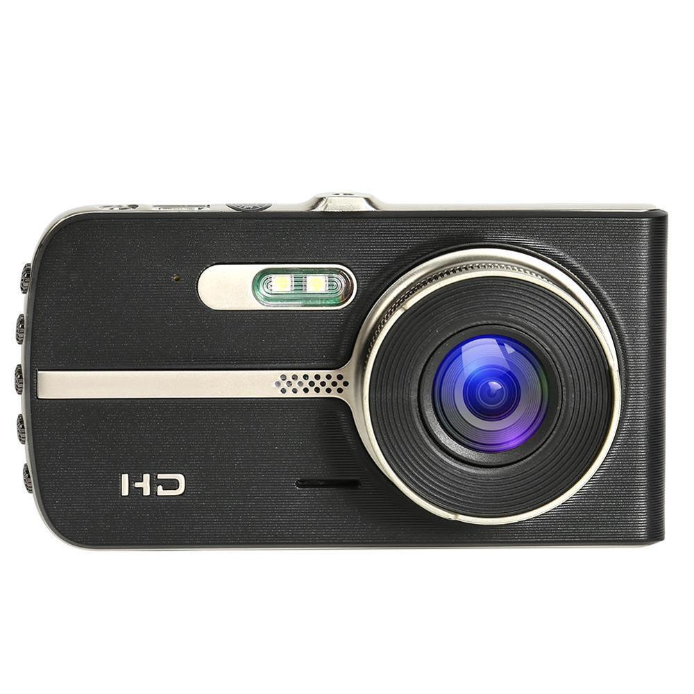 Caméra automobile FHD 1080P 4 pouces | Double objectif, Vision nocturne, capteur G, vue arrière, enregistreur Auto, caméra de tableau de bord, enregistreur vidéo Dashcam DVR