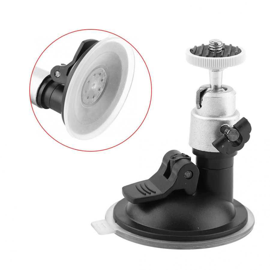 monopod Windshield Suction Mount Cup Holder 1/4 Ball Head Holder is Convenient For Adjusting Camera/Vedio DVR tripode camara