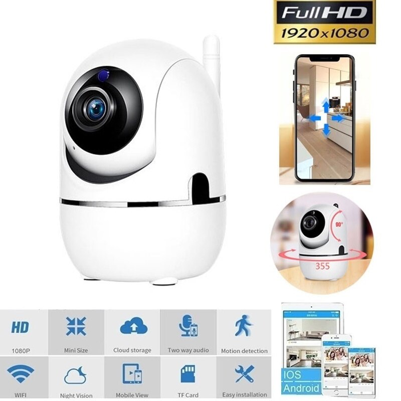 720P/1080P Cloud Wireless Ip Camera Wifi Home Security Camera Ip 360 Graden Nachtzicht Indoor Mini surveillance Thuis Camera
