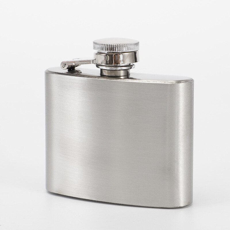 Portable Stainless Steel Hip Flask Alcohol Bottle Travel Whiskey Alcohol Liquor Bottle Flagon Male Small Mini Bottle: 2 Oz(about 56 Ml)