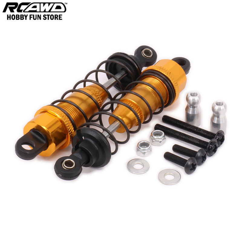 Amortisseur RCAWD 85MM pour voiture de loisir Rc 1/10 HPI série WR8 Flux 101212 107888 Type rempli d'huile
