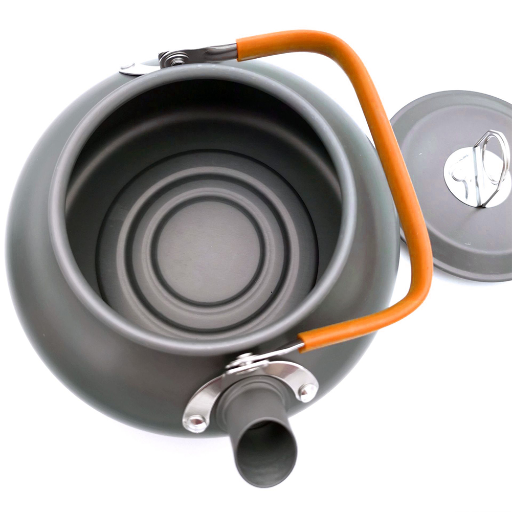 Tragbare Angeln Gittergewebe Tasche Werkzeug Praktische Wandern Aluminium Legierung Teekanne Küche Picknick Ich bin Freien Kaffee Mit Griff Camping Wasserkocher