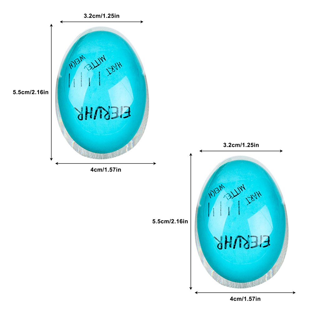 1-3 Egg Timer Color Changing Timer for Kitchen Tools Gadgets Egg Cooker Helper Yummy Soft Hard Boiled Eggs Cooking Kitchen Timer: 2pcs C