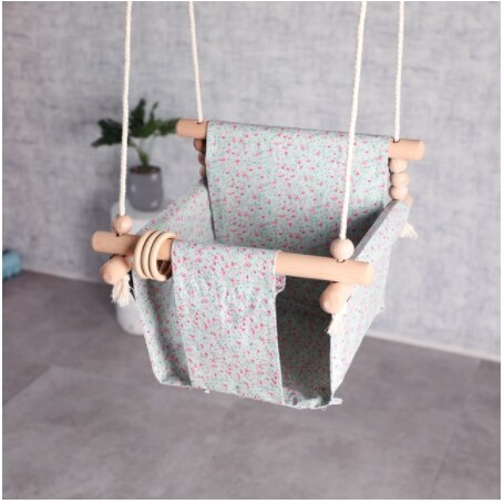 Baby Veiligheid Swing Stoel Opknoping Schommels Baby Speelgoed Kinderen Schommelstoel Canvas Seat 0-12 Maanden Baby Outdoor Binnen Kamer decoraties: F