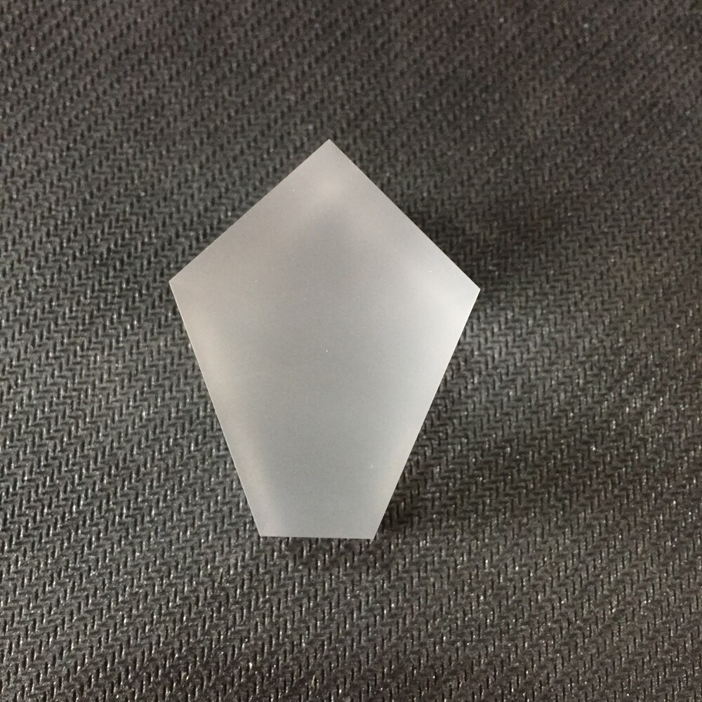 Pentaprisme Angle droit prisme irrégulier 90 degrés miroir polygonale spécial enseignement expérience verre optique