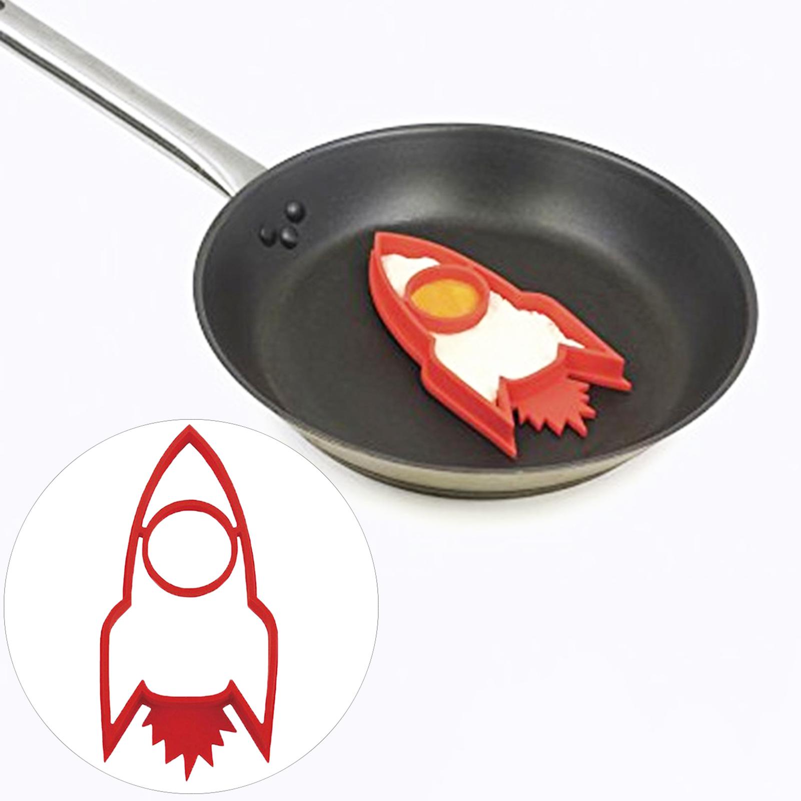 Raketvormige siliconen bakvorm voor eieren, cake, pannenkoeken, ring, keukengereedschap