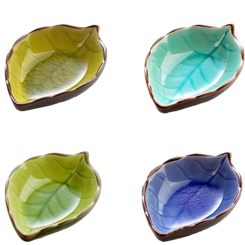 Platos de cerámica creativos para manualidades platos de cocina, salsa de condimento de vinagre, vajilla China, platos de Sushi japoneses, aperitivos, 1 Uds.