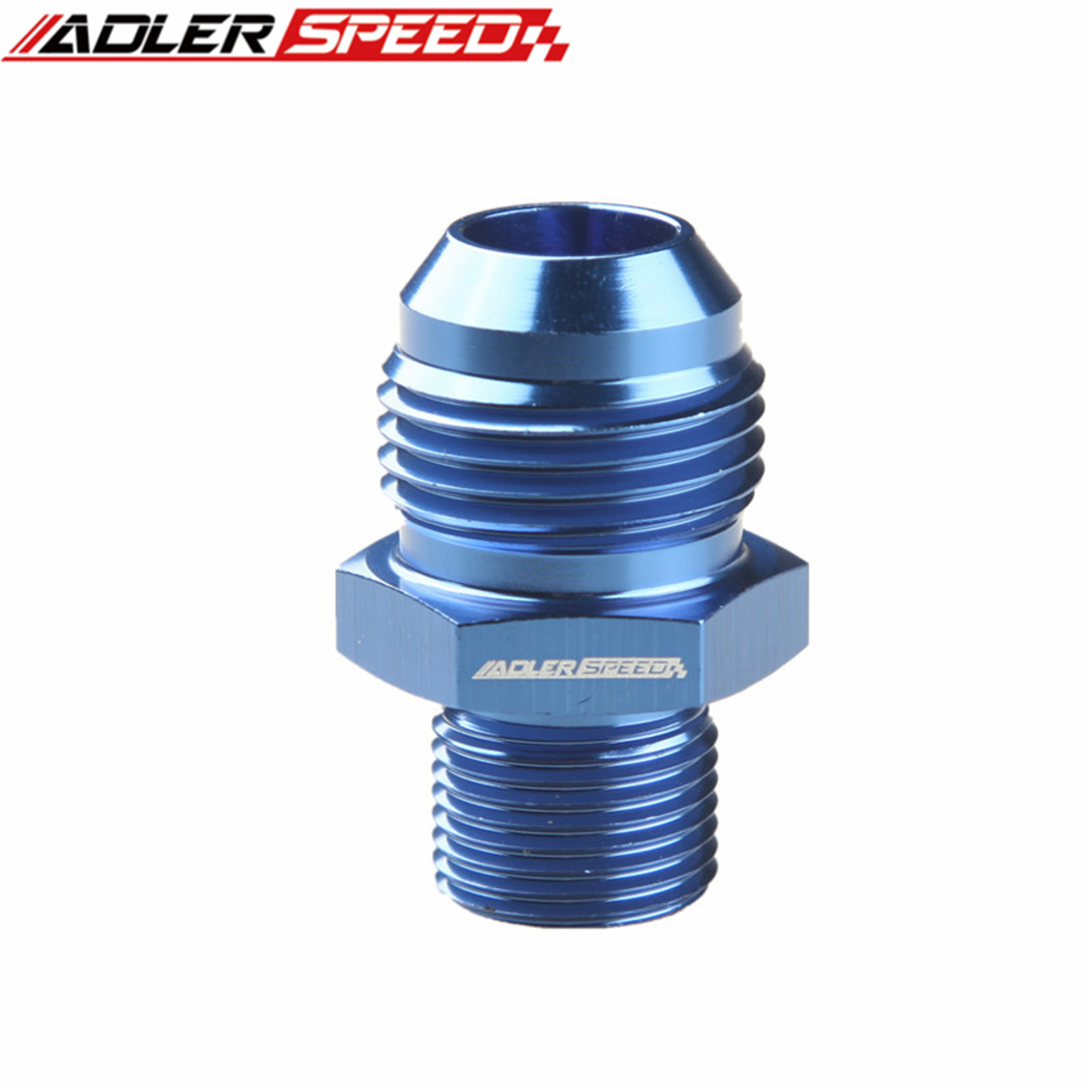 Universal  an4 an6 an8 an10 an12 hane  to 1/8 " 1/4 " 3/8 " 1/2 " 3/4 " bsp bspp rak adapterkoppling blå / silver: Vit