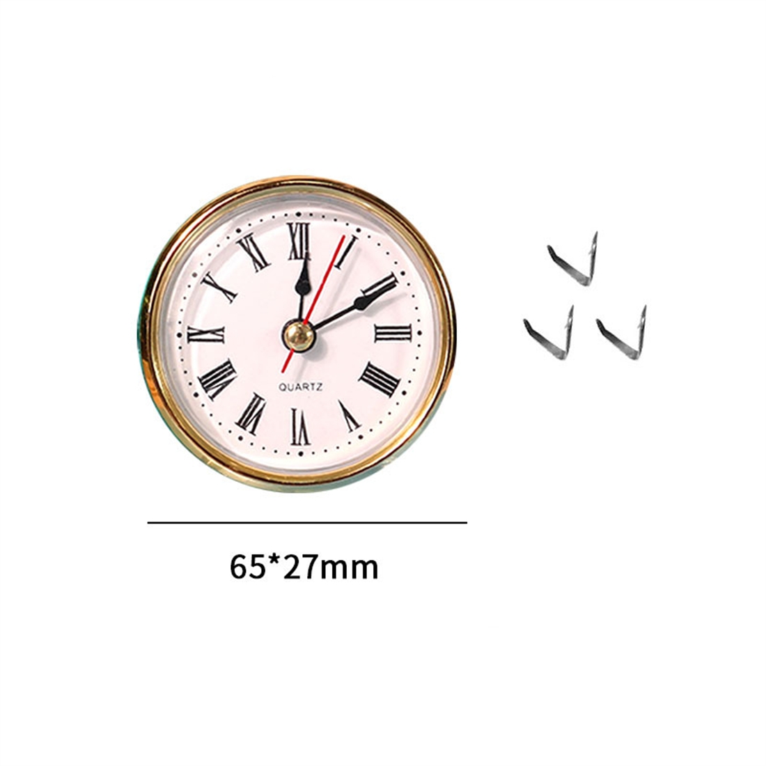 Molde de silicona para reloj pequeño, mesa con números romanos, molde de resina Epoxy para verter, bolsa para casa de pájaros, adorno, molde para hacer cemento