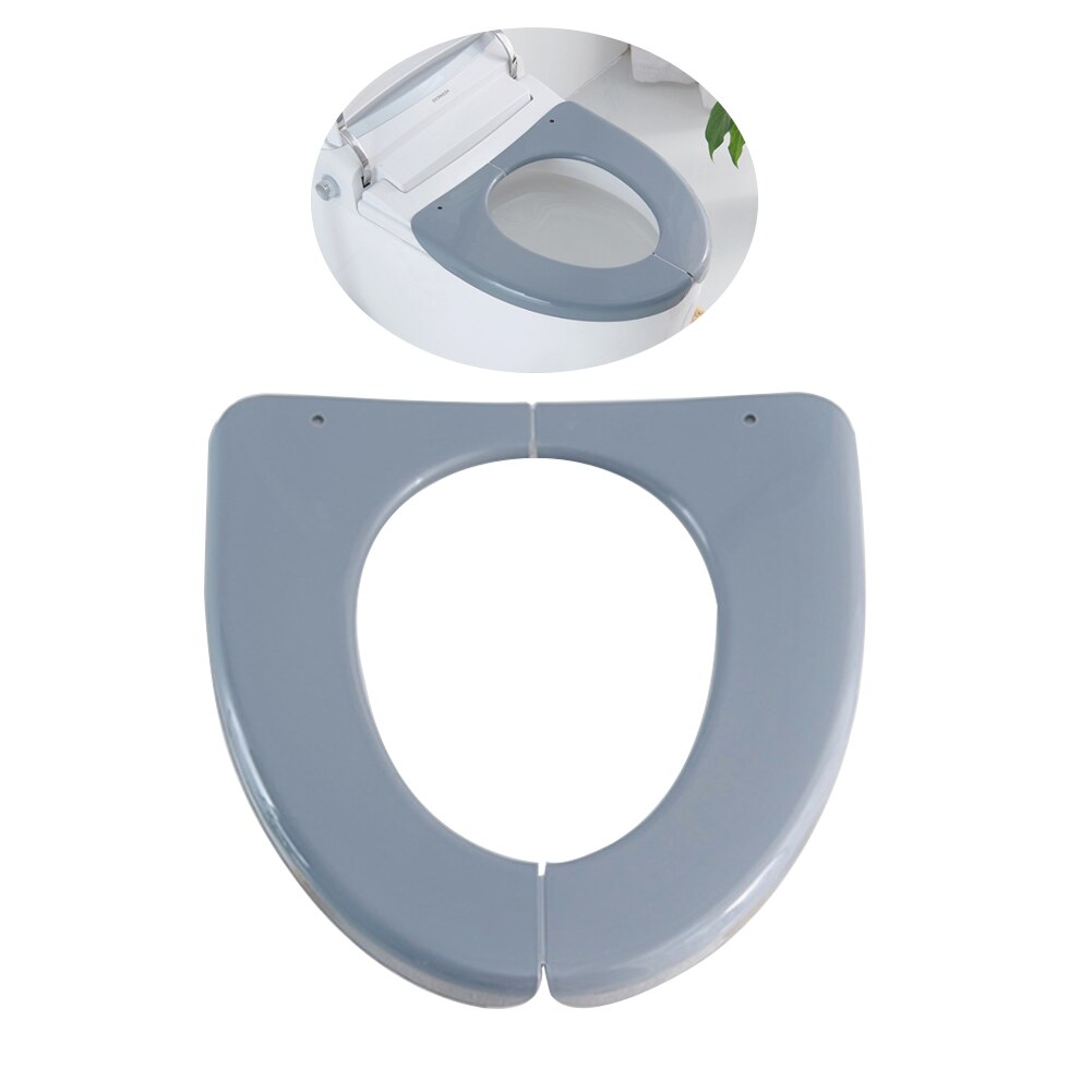 Foldable Plastic Toilet Seat Cover Mats Waterproof Portable Travel Toilet Case Home Bathroom Closestool Protector WC Cover