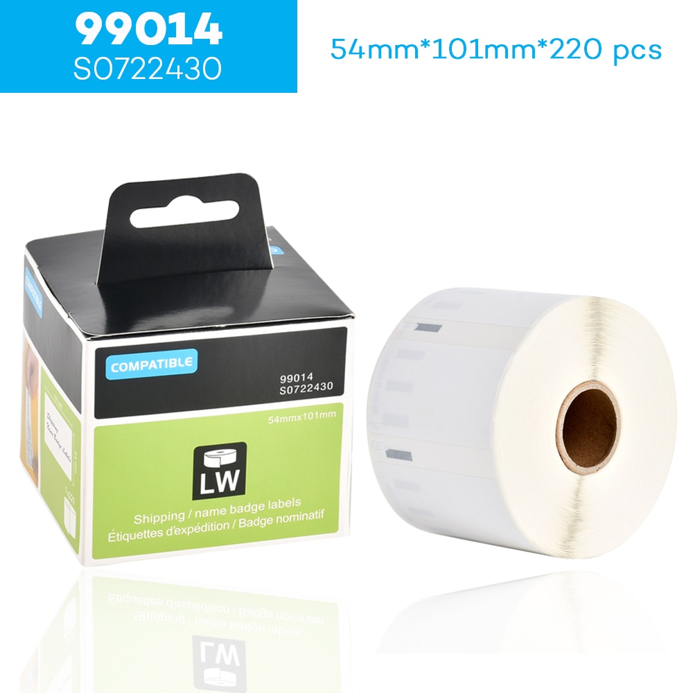 Yance  lw 99014 yhteensopivia dymo label tulostimeen labelwriter 450 tarrakirjoittimesi kone nauhat osoite tarra 101mm*54mm label kirjailija