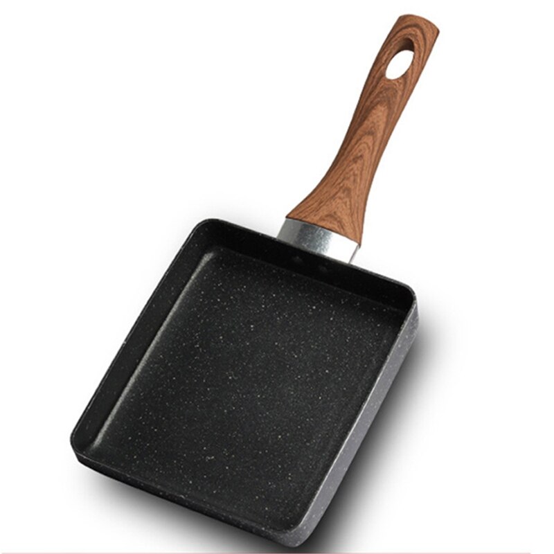 Retangular Omelette Pan Tamagoyaki Egg Pan, Nonstick Maifan Stone, Anti-Scalding Handle for Glass ,Electic Gas Stove: 5